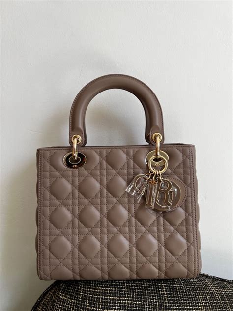 warm taupe lady dior|DIOR.